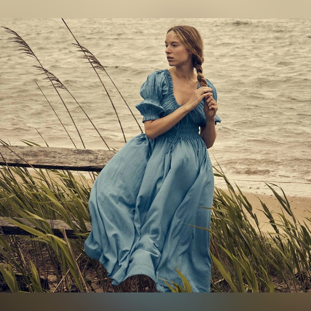 Doen Ischia Dress in Medallion Blue